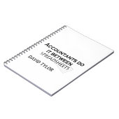Accountants doen het! notitieboek (Linkerzijde)