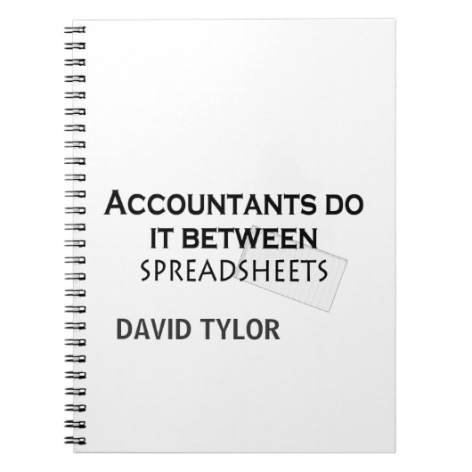 Accountants doen het! notitieboek (Voorkant)