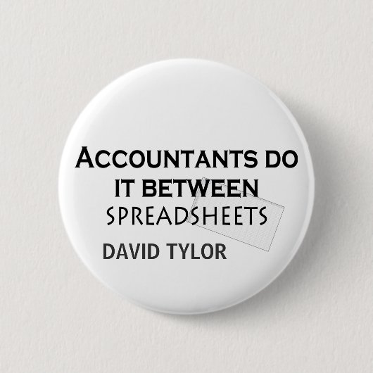 Accountants doen het! ronde button 5,7 cm (Voorkant)