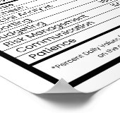 Accountants en boekhouders Grappig werk Poster (Hoek)