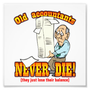 Accountants Foto Afdruk