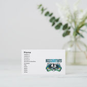 Accountants Gone Wild Visitekaartje (Staand voorkant)