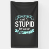 Accountants kunnen het spandoek (Verticaal)