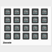 Accountants kunnen het vierkante sticker (Vel)