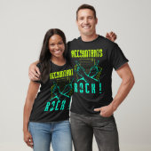 Accountants Rock Accountinga Season Numbers funny T-shirt (Unisex)