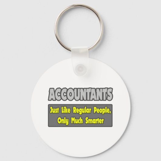 Accountants... slimmer sleutelhanger (Voorkant)