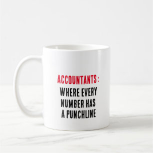 Accountants: Waar elk nummer een punchline heeft Koffiemok