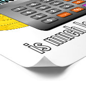 Accountants zijn minder belast poster (Hoek)