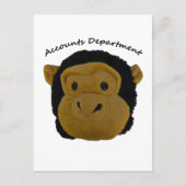 Accountantsafdeling de heer Trouble Funky en Funny Briefkaart (Voorkant)