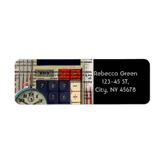 accountantscalculator voor financiële adviseurs va etiket (Voorkant)