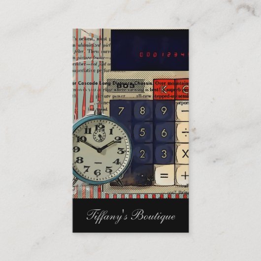 accountantscalculator voor financiële adviseurs va visitekaartje (Voorkant)