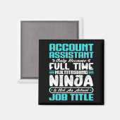 Accountassistent Functietitel Professionele vaardi Magneet (Voorkant / Achterkant)