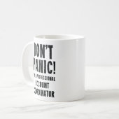 Accountcoördinator Grappig Cadeau Koffiemok (Voorkant links)