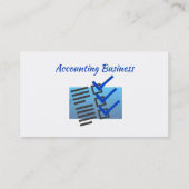 Accounting Bookkeeping  Custom Business  Visitekaartje (Achterkant)