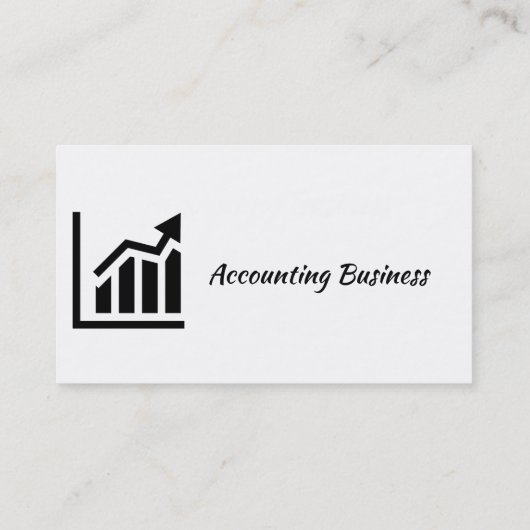 Accounting Bookkeeping  Custom Business  Visitekaartje (Achterkant)