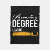 Accounting Degree Loading Tax Consultant Accountan Fleece Deken (Voorkant)