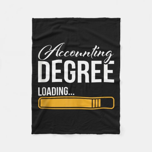 Accounting Degree Loading Tax Consultant Accountan Fleece Deken (Voorkant)