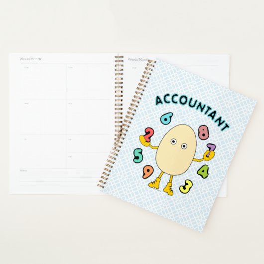 Accounting Egghead Planner (Display)