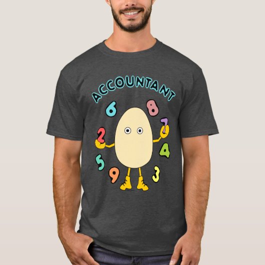 Accounting Egghead T-shirt (Voorkant)