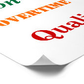 ACCOUNTING SWEAR WORDS Finance Office Humor Poster (Hoek)