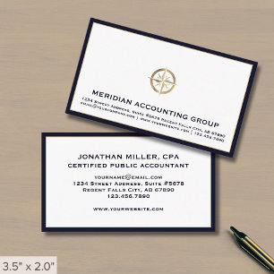 Accounting Tax Advisor Simple Professional Visitekaartje