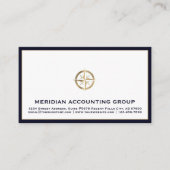 Accounting Tax Advisor Simple Professional Visitekaartje (Voorkant)