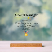 Accountmanager Acryl Bord (Neutraal)