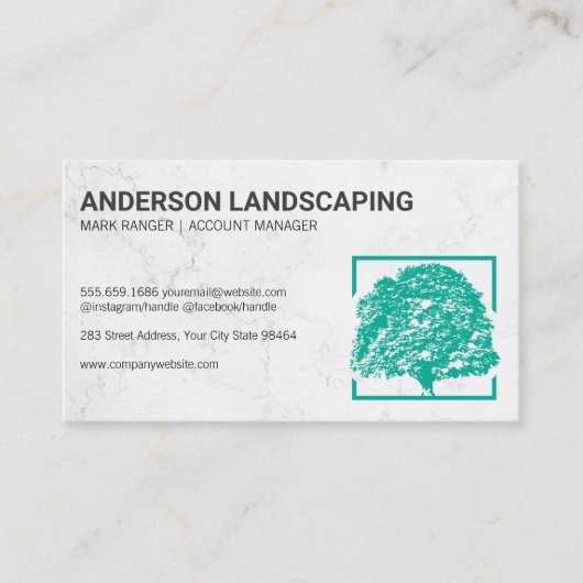 Accountmanager | Financiering | Bomen-Logo Afsprakenkaartje (Voorkant)