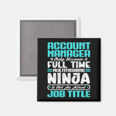 Accountmanager Functietitel Beroepsvaardigheden Magneet (Voorkant / Achterkant)