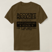 Accountmanager ninja1 t-shirt (Design voorkant)