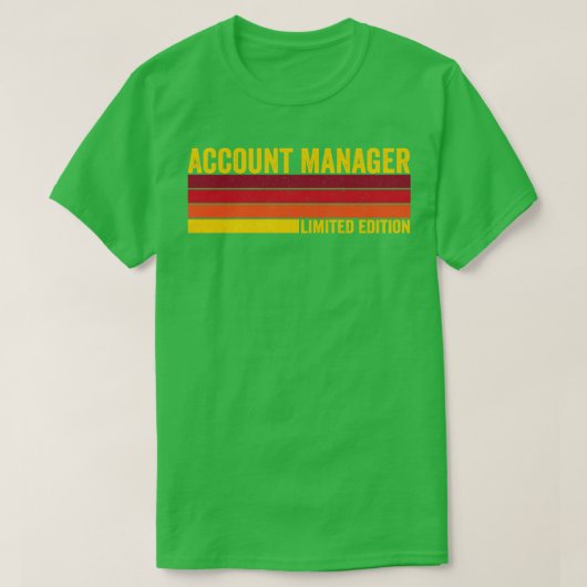 Accountmanager T-shirt (Design voorkant)