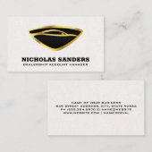 accountmanager voor dealership | verkoper visitekaartje (Voorkant / Achterkant)