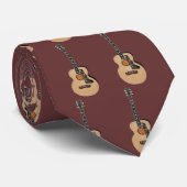 Accoustic Guitar Man Stropdas (Opgerold)