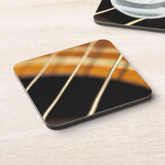 Accoustic Guitar Strings in Motion Onderzetter (Linkerzijde)