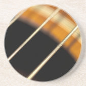 Accoustic Guitar Strings in Motion Zandsteen Onderzetter (Voorkant)