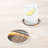 Accoustic Guitar Strings Zandsteen Onderzetter (Zijkant)