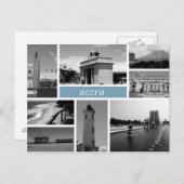 Accra bw briefkaart (Voorkant / Achterkant)