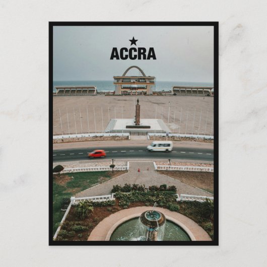 Accra - Ghana Briefkaart (Voorkant)