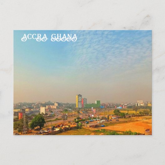Accra Ghana Briefkaart (Voorkant)