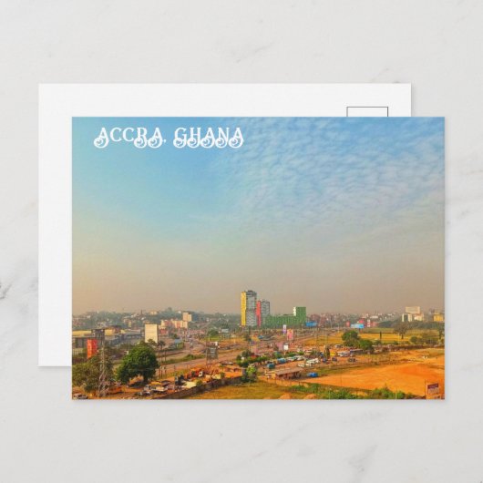 Accra Ghana Briefkaart (Voorkant / Achterkant)