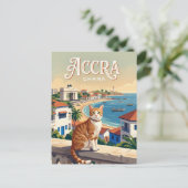 Accra Ghana Briefkaart (Staand voorkant)