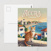 Accra Ghana Briefkaart (Voorkant / Achterkant)