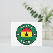 Accra Ghana Briefkaart (Staand voorkant)