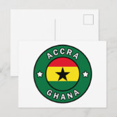 Accra Ghana Briefkaart (Voorkant / Achterkant)