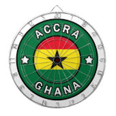 Accra Ghana Dartbord (Voorkant)
