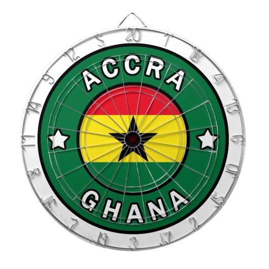 Accra Ghana Dartbord (Voorkant)