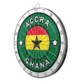 Accra Ghana Dartbord (Voorkant Rechts)