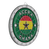 Accra Ghana Dartbord (Voorkant Links)