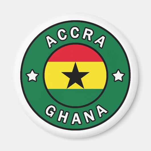 Accra Ghana Magneet (Voorkant)