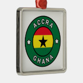 Accra Ghana Metalen Ornament (Rechts)